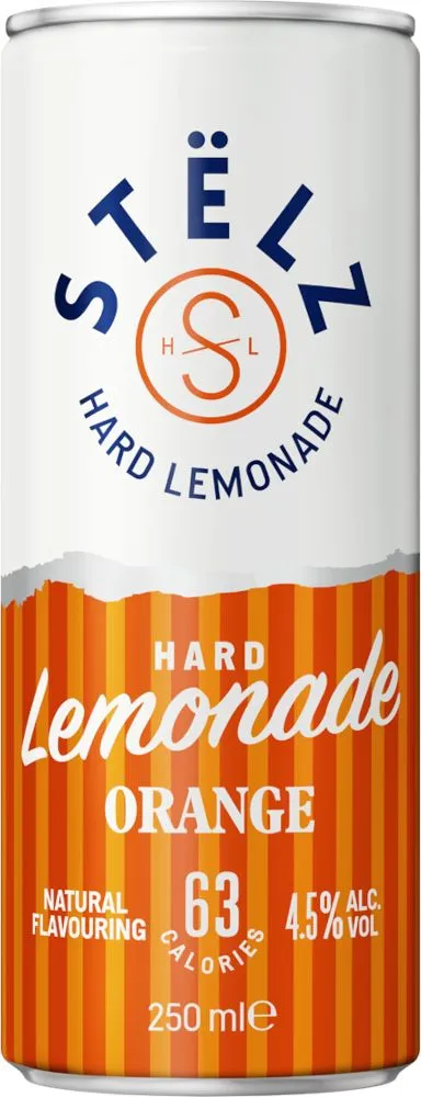 Stelz Hard Lemonade Orange  Blik Tray 12x 25cl