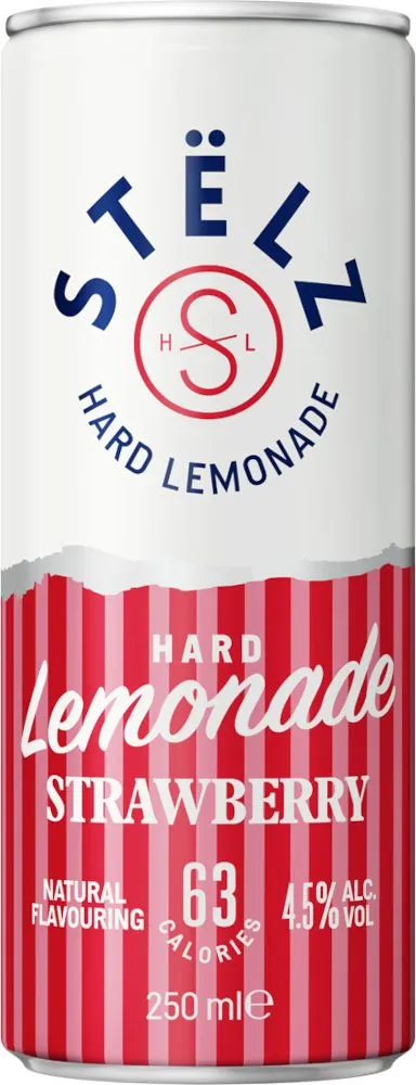 STËLZ Hard Lemonade Strawberry  tray 12x25cl